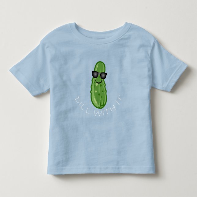 Dill with It Design - Kleinkind Fine Jersey T - Sh Kleinkind T-shirt (Vorderseite)