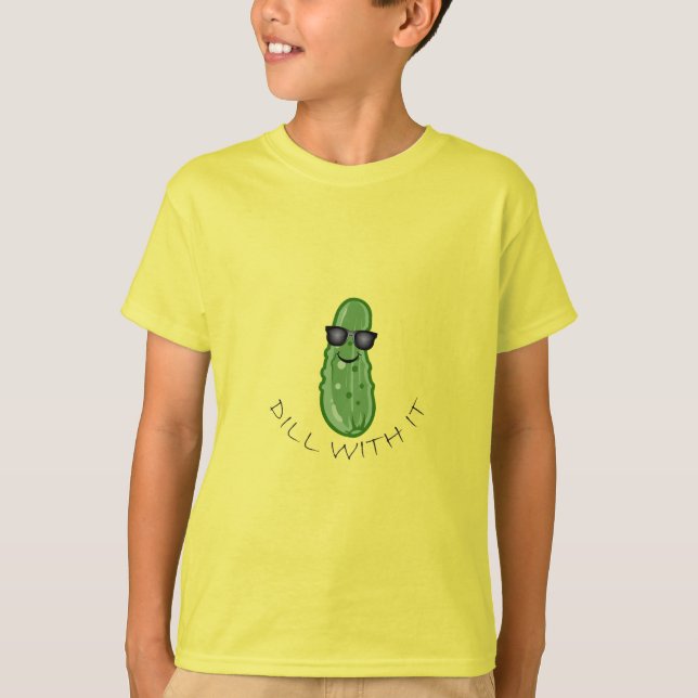 Dill With It Design - T-Shirt de base pour enfants (Devant)