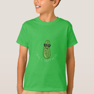Dill With It Design - T-Shirt de base pour enfants