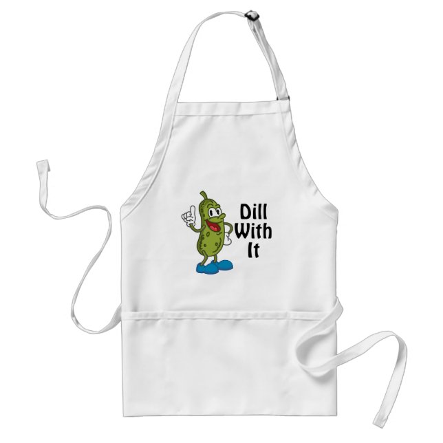 Dill with it - Pickle Puppe Schürze (Vorne)