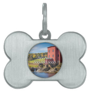 Dillard Mill Herbst Pet ID Tag Tiermarke