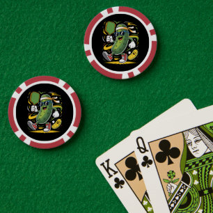 Dillgurke spielt Pickleball Pokerchips