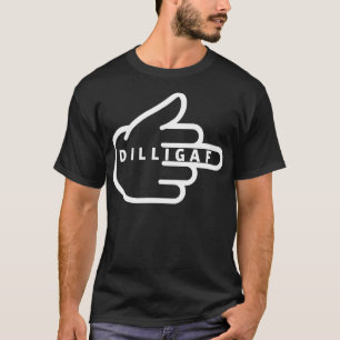 DILLIGAF sehe ich aus, als gebe ich AF Middle Fing T-Shirt