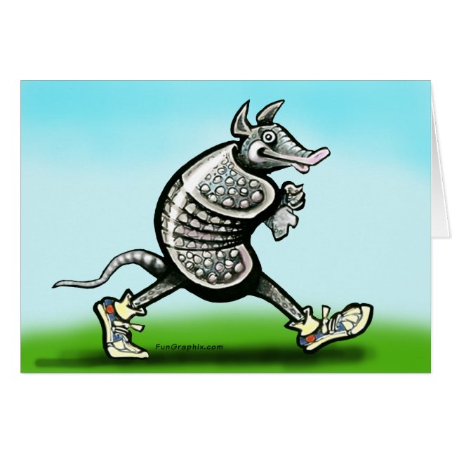 Dillo à pied (Devant horizontal)