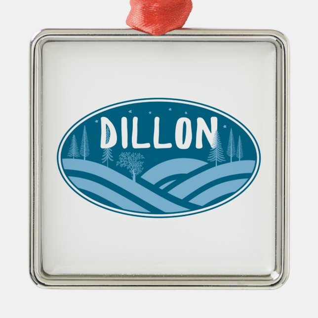 Dillon Colorado Außenbereich Ornament Aus Metall (Vorne)