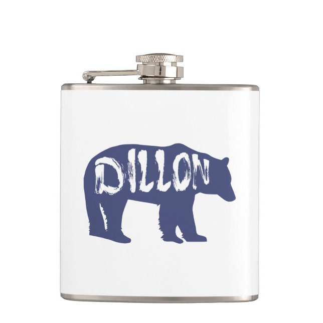 Dillon Colorado Bear Flachmann (Vorderseite)