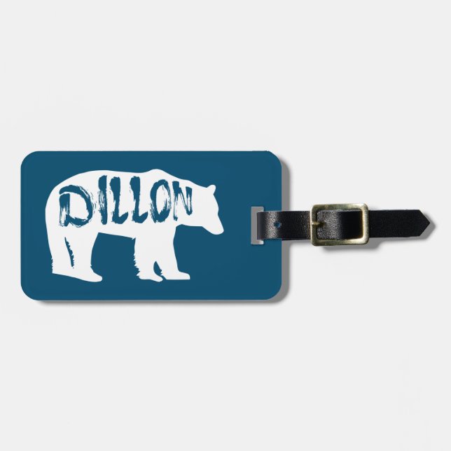 Dillon Colorado Bear Gepäckanhänger (Vorderseite horizontal)
