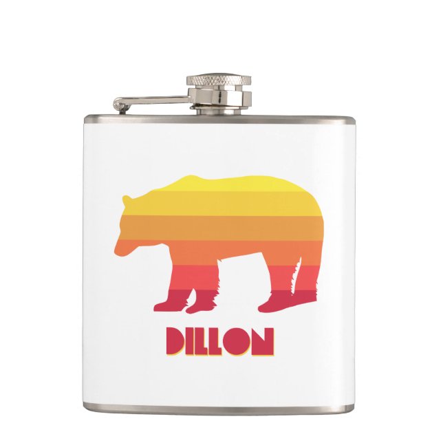 Dillon Colorado Rainbow Bear Flachmann (Vorderseite)