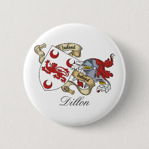 Dillon Familienwappen Button