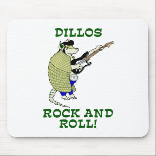 Dillos Rock-and-Roll Mousepad