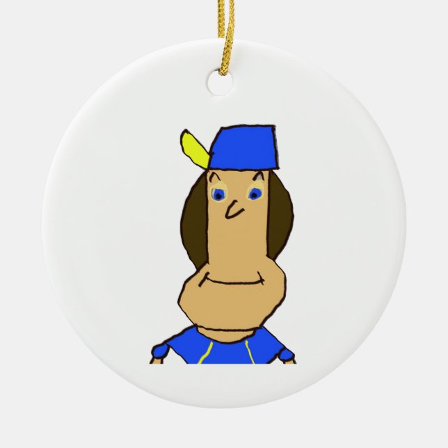 Dilly Keramik Circle Ornament (Vorne)