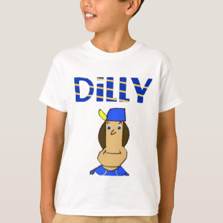 Dilly Kid ist alles in einem T - Shirt weiß