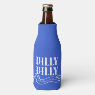 Dillydilly-blaue Flasche cooler (weiß) Flaschenkühler