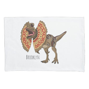 Dilophosaurus-Cartoon Kissenbezug