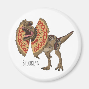 Dilophosaurus-Cartoon Magnet