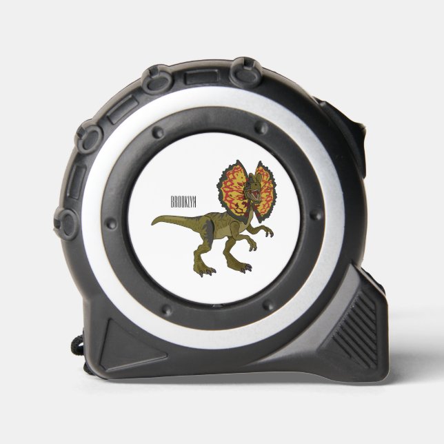 Dilophosaurus-Cartoon Maßband (Vorderseite)