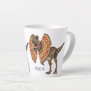 Dilophosaurus-Cartoon Milchtasse