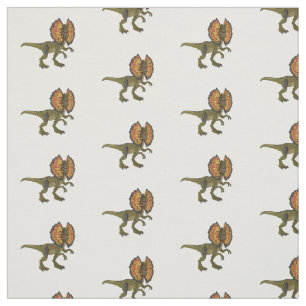 Dilophosaurus-Cartoon Stoff