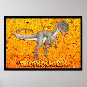 Dilophosaurus deluxe poster
