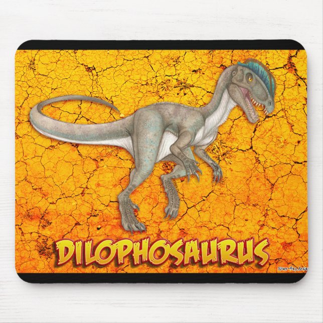 Dilophosaurus mousepad (Vorne)