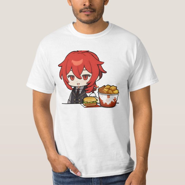 Dilucchibi essen T-Shirt (Vorderseite)