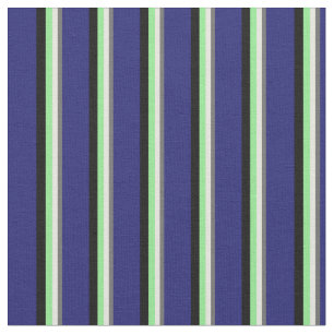 Dim Grau, Beige, Light Green, Black, Midnight Blue Stoff