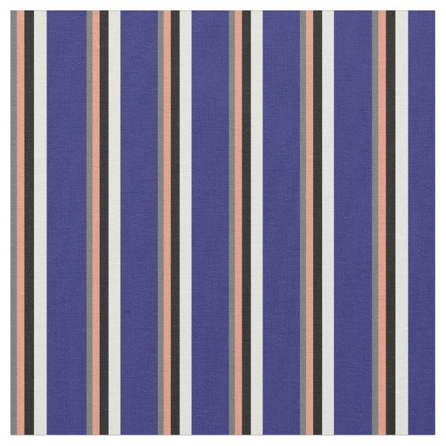 Dim Grau, Dunkler Lachs, Schwarz, Beige, Mitternac Stoff (Nahaufnahme)