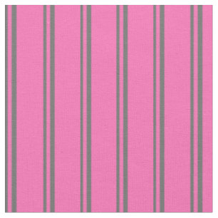 Dim Grau und Hot Pink Lined Muster Stoff