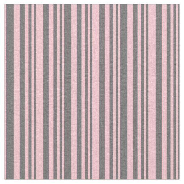 Dim Grau und Rosa Farbstreifen Muster Stoff (Nahaufnahme)