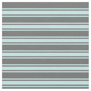 Dim Gray and Turquoise Lined Pattern Stoff