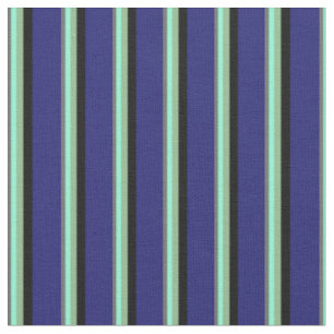 Dim Gray, Aquamarine, Dark Sea Green, Black & Blue Stoff