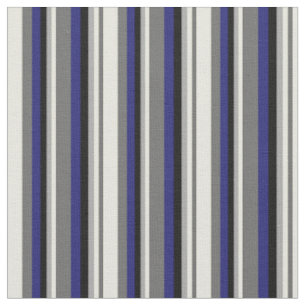 Dim Gray, Beige, Dunkelgrau, Schwarz & Midnight Bl Stoff