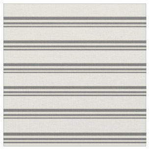 Dim Gray & Beige Streifen Stoff