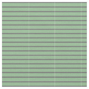 Dim Gray & Dark Sea Green Muster of Stripes Stoff