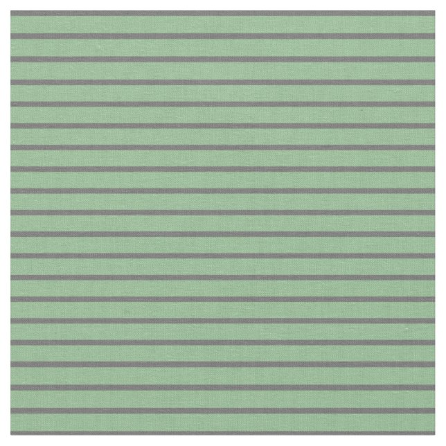 Dim Gray & Dark Sea Green Muster of Stripes Stoff (Nahaufnahme)