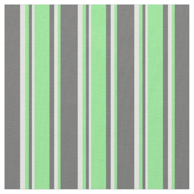 Dim Gray, Light Green und Light Cyan Muster Stoff (Nahaufnahme)