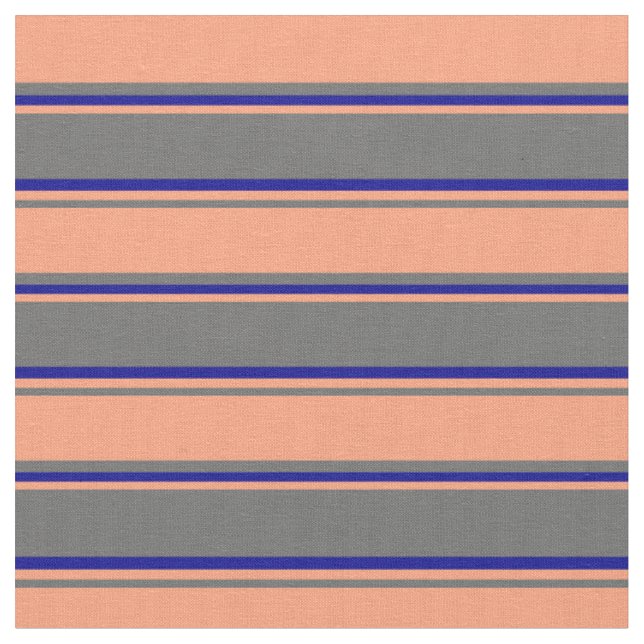 Dim Gray, Light Lmon & Dark Blue Pattern Stoff (Nahaufnahme)