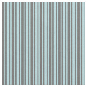 Dim Gray & Powder Blau farbige Streifen Stoff
