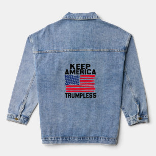 Dim-Jacke behalten in Amerika Jeansjacke