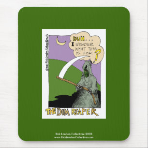 Dim Sensenmann Halloween Funny Cartoon Mouse Pad Mousepad