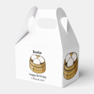 Dim sum Cartoon Illustration Geschenkschachtel