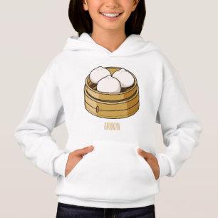 Dim sum Cartoon Illustration Hoodie
