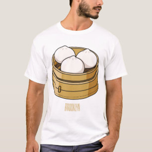 Dim sum Cartoon Illustration T-Shirt
