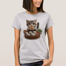 Dim Sum Cat, Food Cat T-Shirt