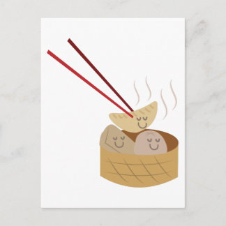 Dim Sum Postkarte
