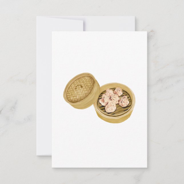 Dim Sum| Shumai| 烧 麦 Dankeskarte (Vorderseite)