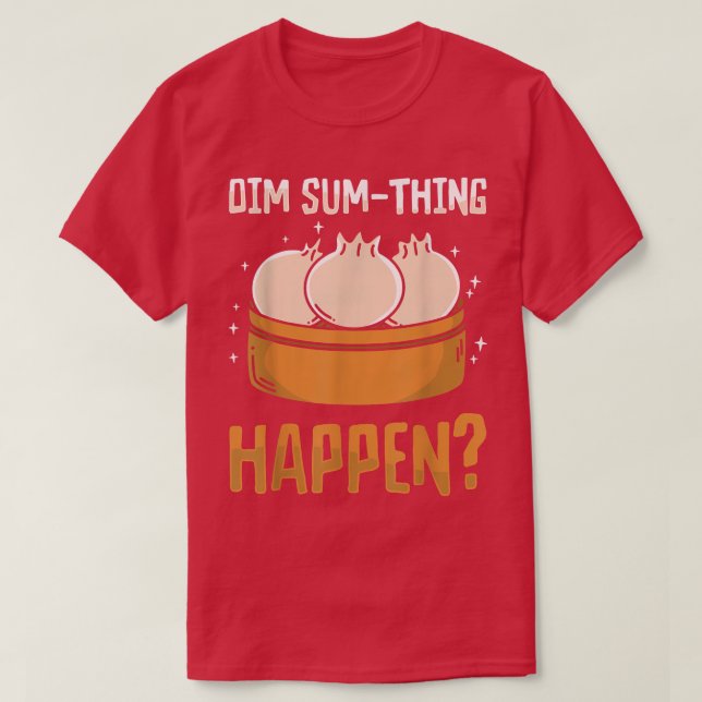 dim Summen asiatische Kochen Feinschmecker Lebensm T-Shirt (Design vorne)