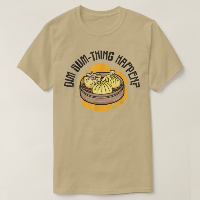 dim Summen asiatische Kochen Feinschmecker Lebensm T-Shirt (Design vorne)