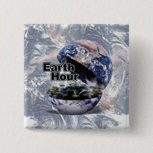 Dim the Lights for Earth Hour (Earth Open) Button