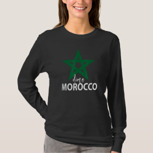 Dima Marokko Flagge Sport Marokko Flagge T-Shirt